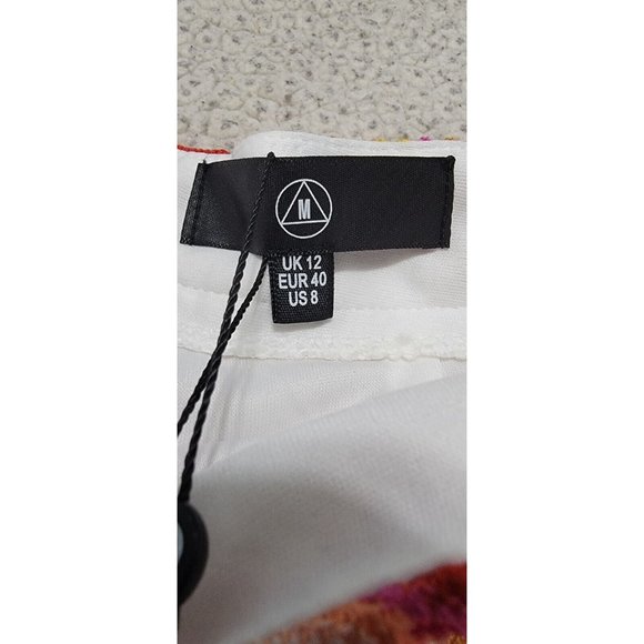 Missguided Women's Shorts Co Ord Crochet Frill Hem Multi-Color Size 8 NEW w/ Tag - Picture 7 of 15